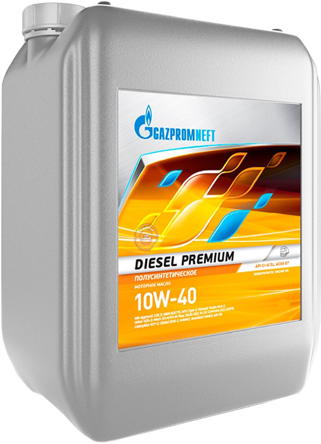 Масло моторное GAZPROMNEFT Diesel Premium 10W40 10л CI-4/SL