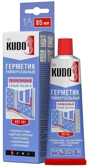 Герметик KUDO KST 101/100 85 мл. бесцветный 120 гр