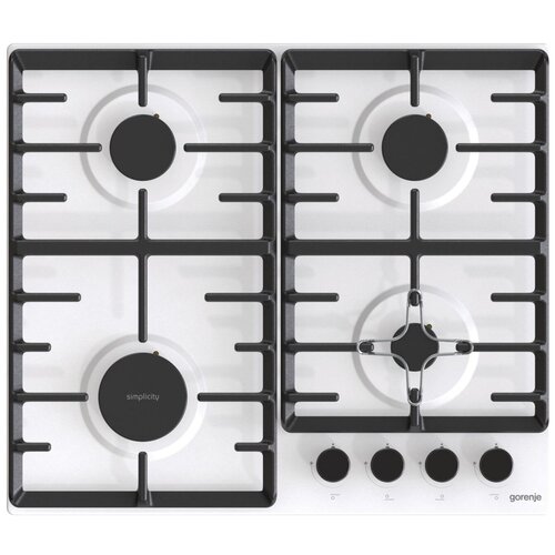 Газовая варочная поверхность Gorenje Simplicity G641SYW белый 3486000₽