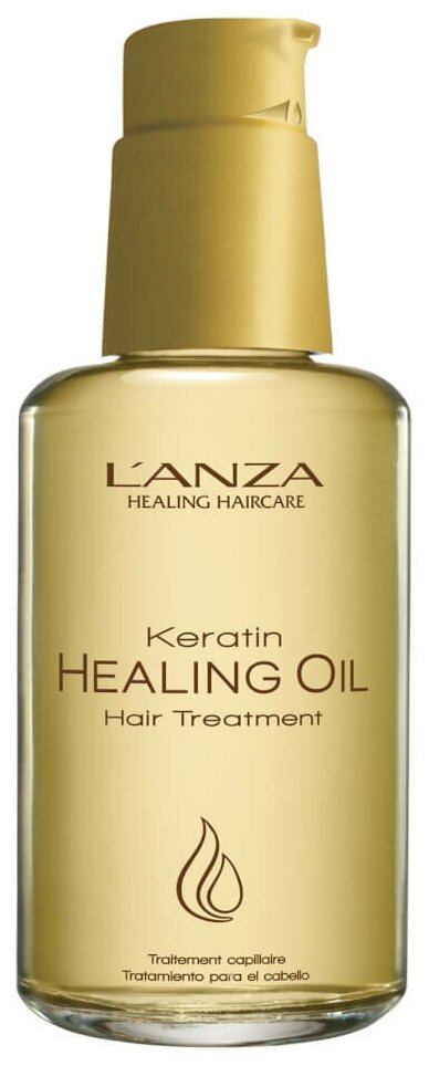 LANZA Keratin Healing Oil Hair Treatment кератиновый эликсир для волос, 200 г, 100 мл