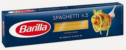 Изображение товара Упаковка 24 штуки Спагетти №5 Barilla 450г