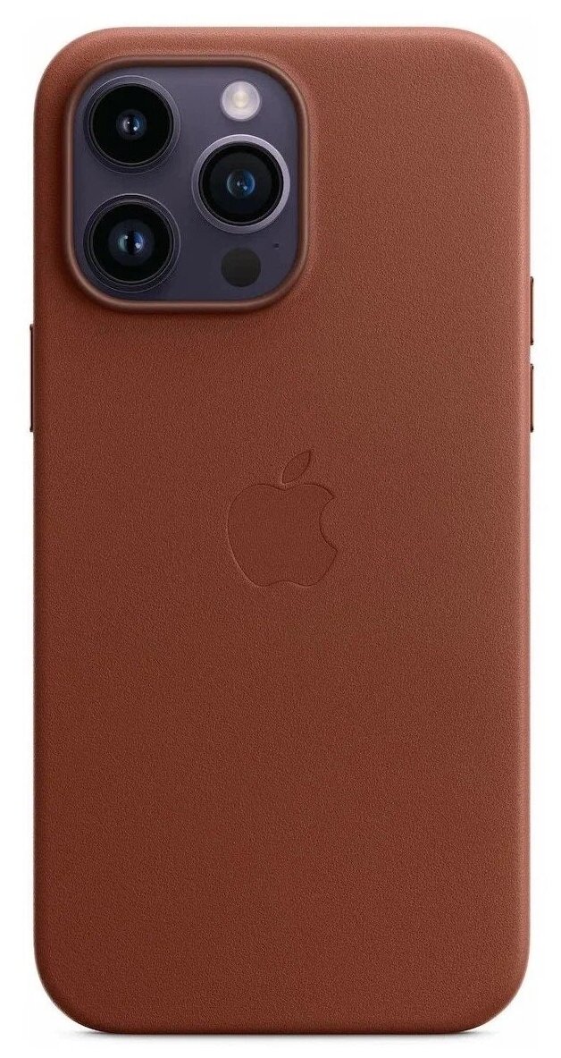 Чехол Apple iPhone 14 Pro Leather MagSafe Umber / Умбра