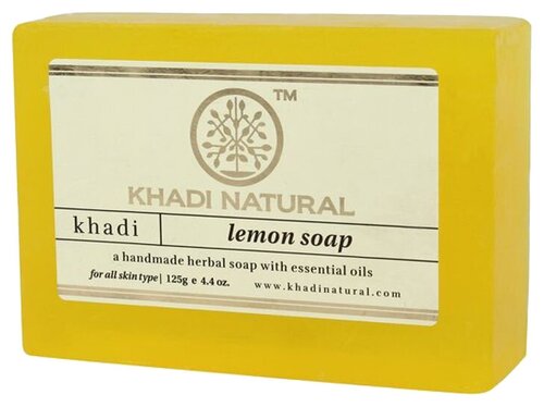 Khadi Natural Мыло кусковое Lemon soap, 125 г