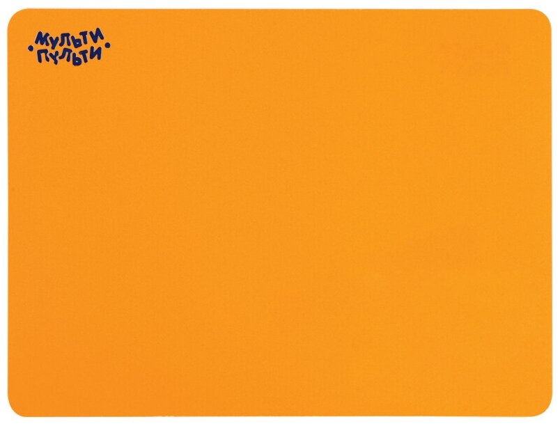 Доска для лепки Мульти-Пульти, А5, 800мкм, пластик, оранжевый, 5 штук