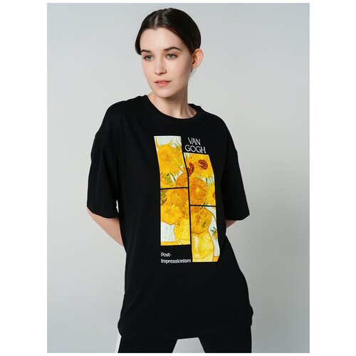 фото Футболка с кор.рукавом твое 80728 размер l, черный, women