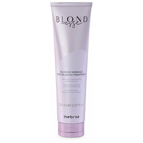 Крем для волос после обесцечивания для оттенков блонд Post-Bleach Treatment Blonde Miracle Inebrya, 150 мл