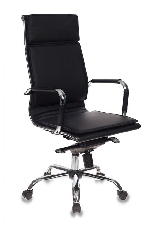 Компьютерное кресло Бюрократ CH-993MB для руководителя, обивка: искусственная кожа, цвет: black