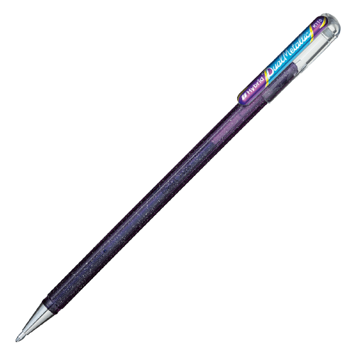 Pentel Ручка гелевая Hybrid Dual Metallic, 1.0 мм, K110, K110-DVX, 1 шт.