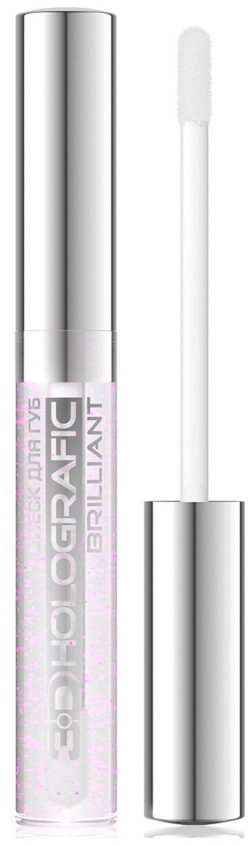 Eveline Cosmetics Блеск для губ 3D Holografic Brilliant, 80