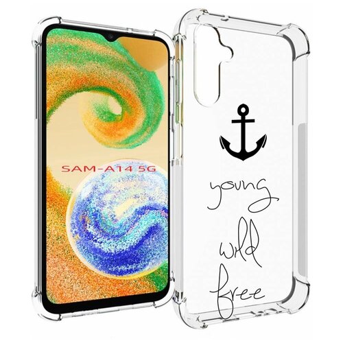 Чехол MyPads ты-будешь-свободным для Samsung Galaxy A14 4G/ 5G задняя-панель-накладка-бампер