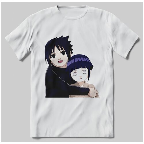 фото Футболка с принтом саске и хината 2 brut-shop
