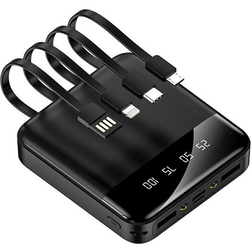 Портативный аккумулятор powerbank 10 000 mAh черный 129900₽