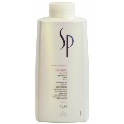 Wella Professionals шампунь SP Balance Scalp, 1000 мл шампунь для кожи головы мягкий wella professional sp balance scalp shampoo для чувствительной кожи головы 250 мл