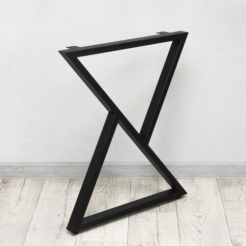 Изображение товара Опора для барного стола (подстолье) Геометрия, чёрная ширина 60см, высота 71см, 1 шт