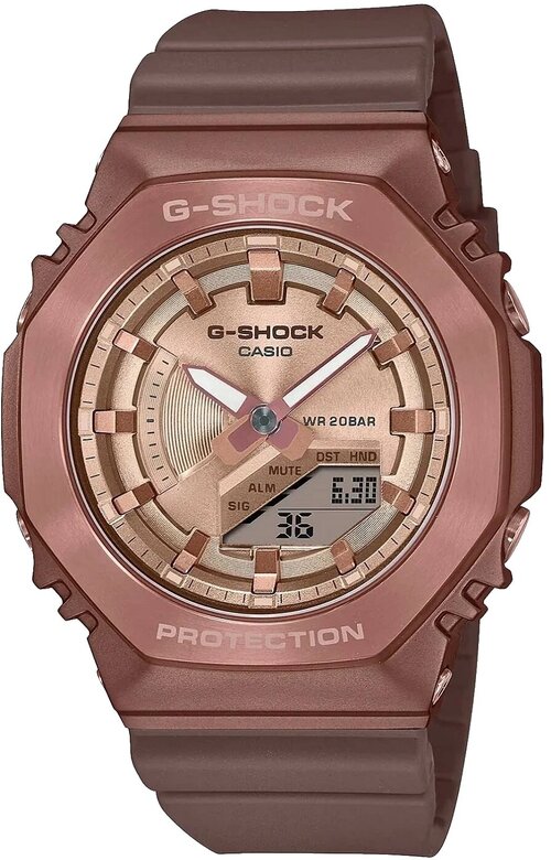 Наручные часы CASIO G-Shock, коралловый, золотой