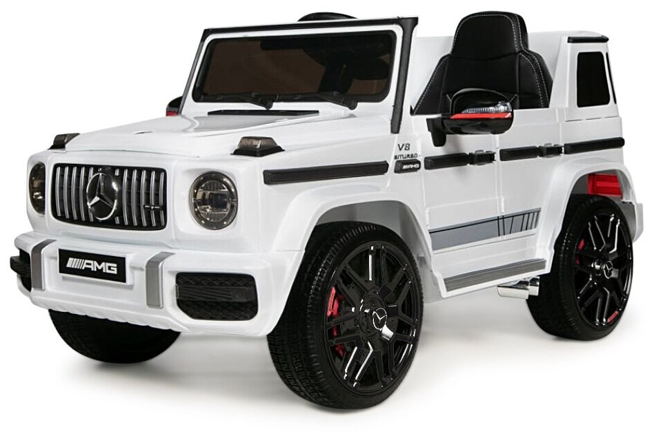 Электромобиль Mercedes-Benz G63 AMG White 12V - BBH-0002