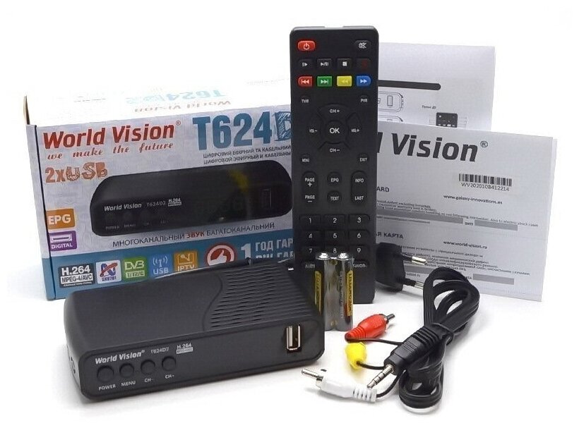 ТВ-тюнер World Vision T624 D2