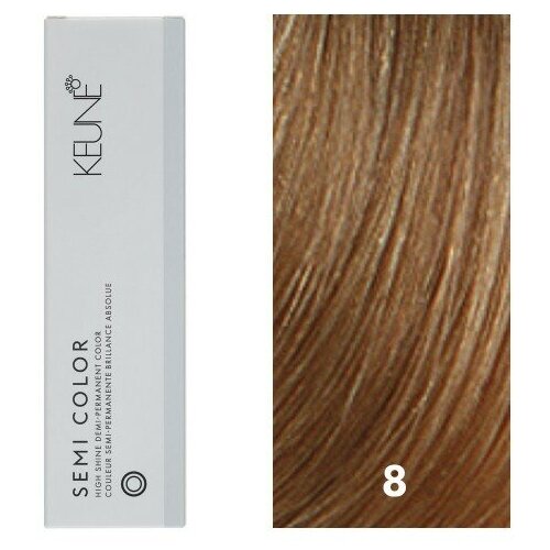 Keune Semi Color полуперманентная краска для волос, 8 светлый блондин, 60 мл