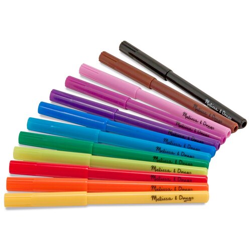 фото "творчество" набор фломастеров 12 шт. melissa doug 4221m melissa & doug