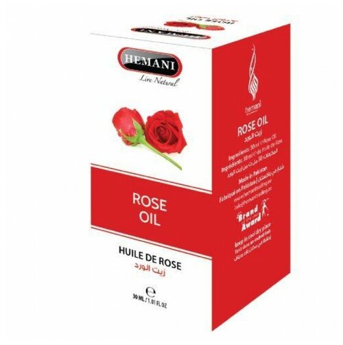 Hemani эфирное масло Роза, 30 мл, 1 шт.