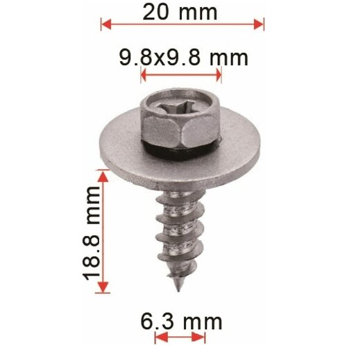 AVERS Винт, 10 шт 9015960383-10