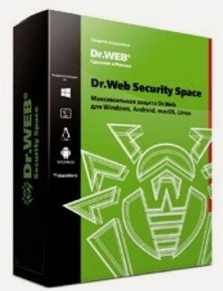 Изображение товара Dr. Web Программное обеспечение BHW-B-12M-2-A3 A2 Security Space, картонная упаковка, на 12 месяцев, на 2 ПК 350931, 352409