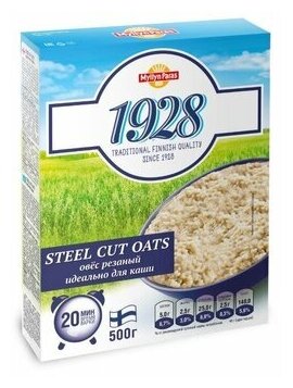 Хлопья Myllyn Paras 1928 STEEL CUT OATS овес резаный, 500г. - фотография № 5