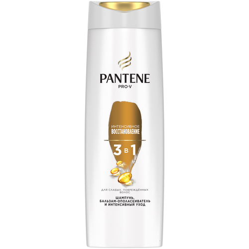 PANTENE Шампунь/бальзам-ополаскиватель/интенсивный уход 3в1 Интенсивное восстановление 360мл