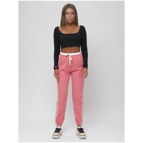 фото Брюки mtforce, размер 42, розовый