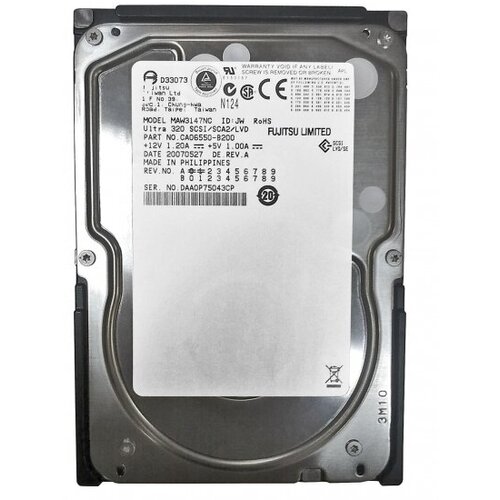 Жесткий диск Fujitsu CA06550-B200 147Gb U320SCSI 35 HDD 974000₽