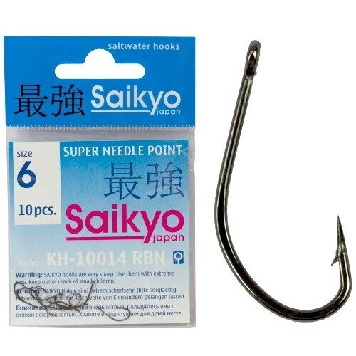Saikyo, Крючки KH-10014 Maruseigo, №8, 10шт.