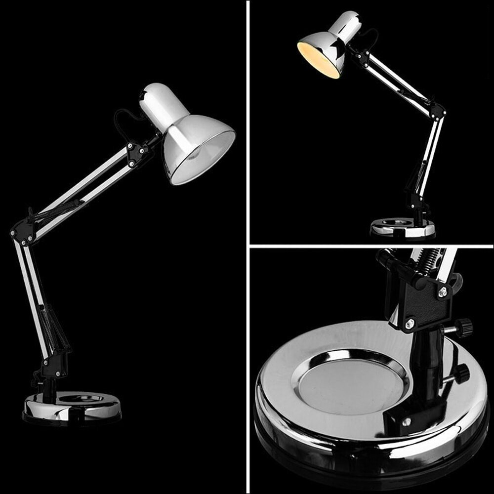 Лампа офисная Arte Lamp Junior A1330LT-1CC, E27, 40 Вт, серый - фотография № 6