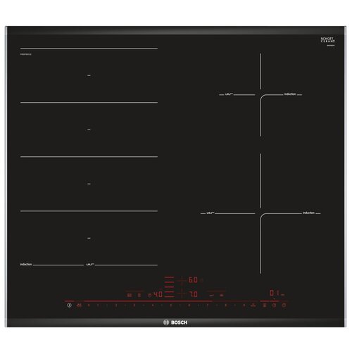 Индукционная варочная панель Bosch PXE675DC1E, черный