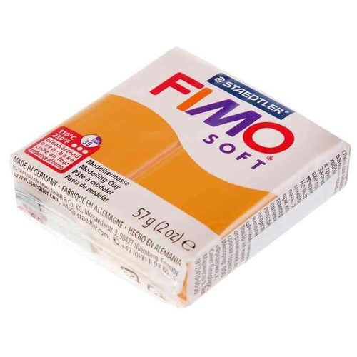 полимерная глина fimo soft запекаемая вишневый 8020 26 57 г 57 г Полимерная глина FIMO Soft запекаемая апельсин (8020-41), 57 г оранжевый 57 г