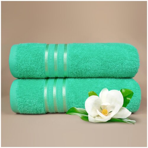 фото Dome набор банных полотенец harmonika цвет: мятный (70х130 см - 4 шт) br49851