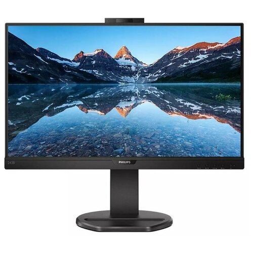 LCD PHILIPS 238 243B9H00 черный с поворотом экрана IPS 1920x1080 75Hz 4ms 178178 250cd 50M1 HDMI webcam 2948200₽