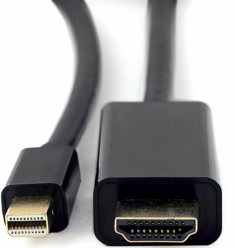 Кабель mDisplayPort- Hdmi 1.8m Cablexpert 20M/19M, черный [CC-mDP-HDMI-6] - фотография № 8