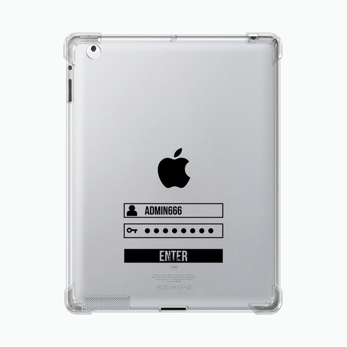 Противоударный силиконовый чехол для планшета Apple iPad 2/3/4 Login