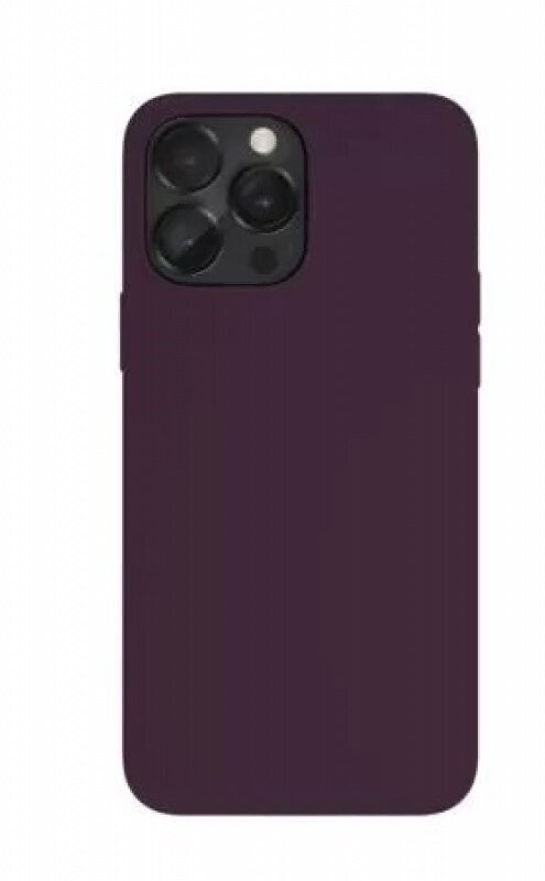 Чехол защитный VLP Silicone case with MagSafe для iPhone 14 Pro, темно-фиолетовый - фото №2