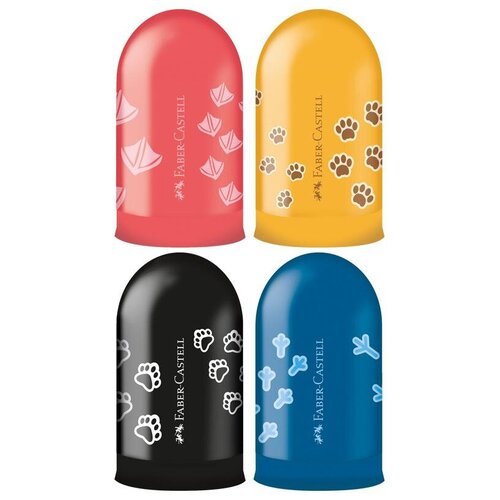 фото Точилка faber-castell jelly, 1 отверстие, контейнер, ассорти