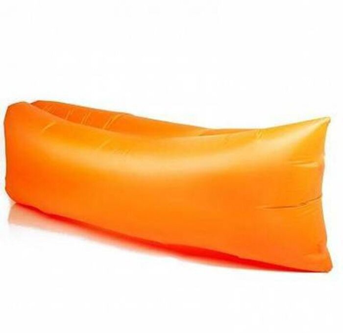 Ламзак Надувной диван Lamzac - матрас гамак оранжевый
