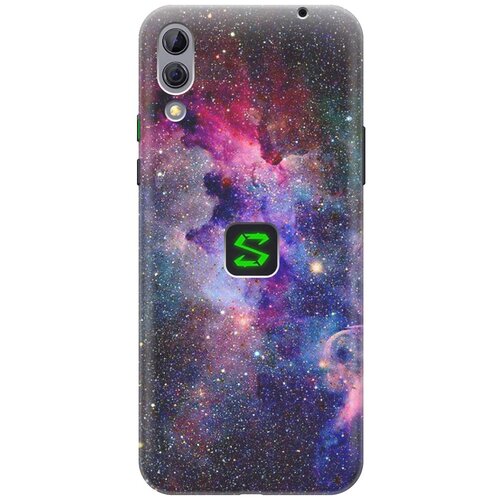 фото Cиликоновый чехол на xiaomi black shark 2 / сяоми блэк шарк 2 с принтом "открытый космос" gosso