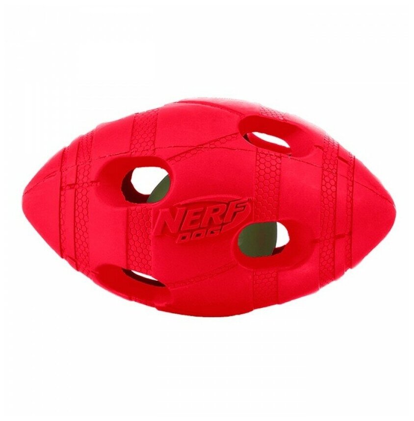 NERF мяч для регби светящийся, 10 см - фотография № 4