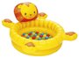 Bestway Игровой бассейн Львёнок с надувным дном и шариками 111*98*62 см 52261