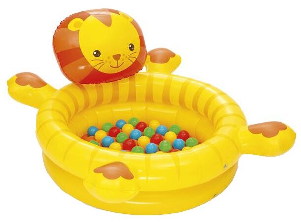 Детский сухой бассейн Bestway Lion Ball Pit 52261 98х62 см