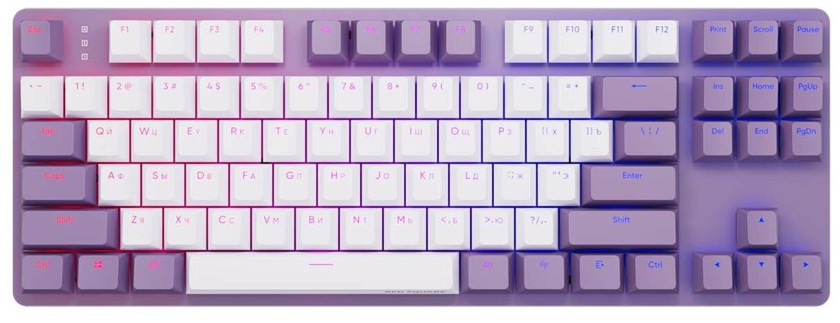Игровая клавиатура Red Square Keyrox TKL g3ms Purple (RSQ-20032) — цены на Яндекс Маркете