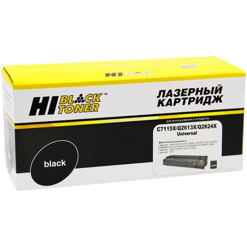 Картридж Hi-Black HB-C7115X/ Q2613X/ Q2624X, 4000 стр, черный картридж superfine sf q2613x q2624x c7115x 4000 стр черный