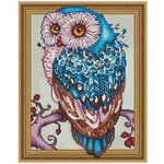 Molly Набор алмазной вышивки Мудрая сова (KM0767) 40х50 см - изображение
