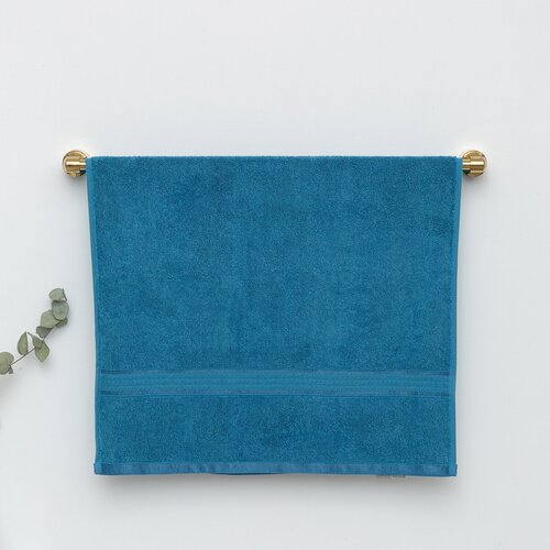Махровое полотенце Abu Dabi 50*90 см, цвет - синяя мурена (Arqon), плотность 500 гр, 2-я нить.