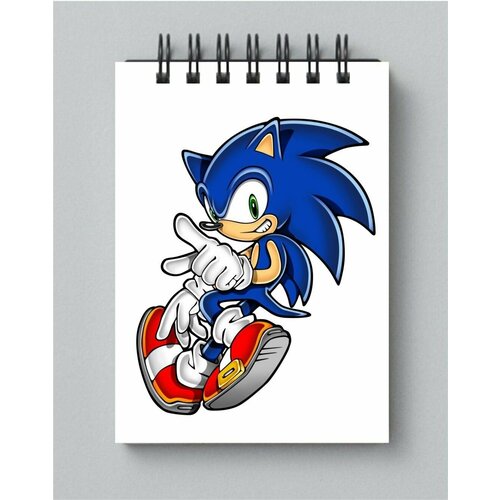 Блокнот Sonic - Соник № 17 коллекционный ежик соник со сменными лицами sonic the hedgehog jakks pacific